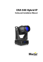 Harman Martin ERA 500 Hybrid IP Safety And Installation Manual preview