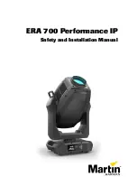 Предварительный просмотр 50 страницы Harman Martin ERA 700 Performance IP User Manual