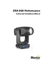 Harman Martin ERA 800 Performance Safety And Installation Manual preview