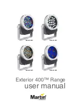 Harman Martin Exterior 400 User Manual preview