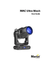 Harman Martin MAC Ultra Wash User Manual preview