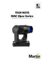 Preview for 1 page of Harman Martin MAC Viper Series Tech Note