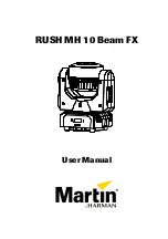 Harman Martin RUSH MH 10 Beam FX User Manual preview