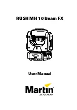 Предварительный просмотр 1 страницы Harman Martin RUSH MH 10 Beam FX User Manual