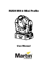 Предварительный просмотр 1 страницы Harman Martin RUSH MH 8 Mini Profile User Manual