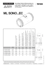 Harman ML SONO EC Series Assembly Instruction Manual предпросмотр