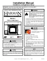 Harman P35i-C Installation Manual preview