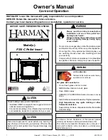 Preview for 1 page of Harman P35i-C Owner'S Manual