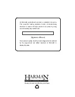 Preview for 50 page of Harman P35I Owner'S Manual