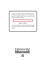 Preview for 38 page of Harman P38plus Installation & Operating Manual