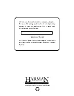 Предварительный просмотр 36 страницы Harman PC45 Installation & Operating Manual