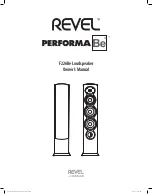 Preview for 1 page of Harman REVEL PERFORMA Be4 F226Be Owner'S Manual