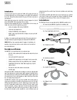 Preview for 3 page of Harman SABRE SB35 User Manual