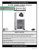 Harman SF1500A Installation & Operating Manual preview