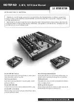 Preview for 4 page of Harman Soundcraft Notepad 5 User Manual