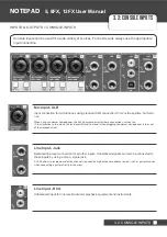 Preview for 16 page of Harman Soundcraft Notepad 5 User Manual