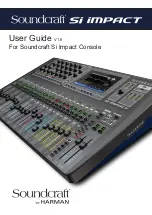 Harman Soundcraft Si impact User Manual preview