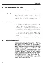 Preview for 6 page of Harman STUDER Installation And Operating Instructions Manual