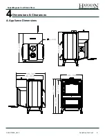 Предварительный просмотр 9 страницы Harman Super-Magnum Coal Stoker Stove Owner'S Manual Installation And Operation