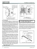 Предварительный просмотр 12 страницы Harman Super-Magnum Coal Stoker Stove Owner'S Manual Installation And Operation