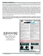 Preview for 2 page of Harman Super Magnum Coal Stoker Installation & Owner'S Manual