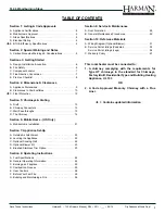 Preview for 3 page of Harman TL 2.6 Owner'S Manual