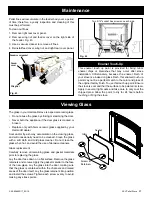 Preview for 27 page of Harman XXV Freestanding Pellet Stove Installation & Operation Manual