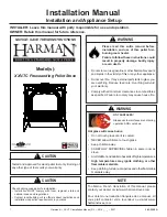 Harman XXV-TC Installation Manual preview