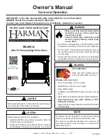 Harman XXV-TC Owner'S Manual preview