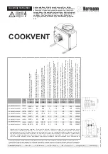 Предварительный просмотр 1 страницы Harmann COOKVENT 200/1700 Assembly Instruction Manual