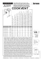 Harmann COOKVENT Series Assembly Instruction Manual предпросмотр