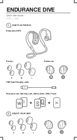 Preview for 2 page of Harmann JBL ENDURANCE DIVE Quick Start Manual