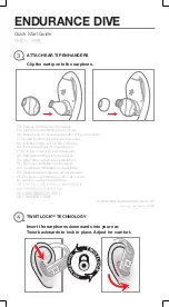 Preview for 3 page of Harmann JBL ENDURANCE DIVE Quick Start Manual