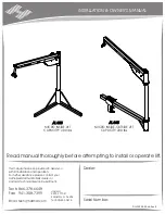 Preview for 1 page of Harmar Mobility AL055 Installation & Owner'S Manual