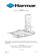 Harmar Mobility AL625 Installation & Owner'S Manual preview