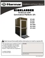 Harmar Mobility HIGHLANDER EPL1000 Installation And Owner'S Manual preview