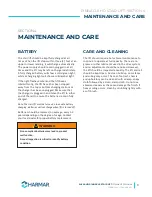 Preview for 9 page of Harmar Mobility PINNACLE SL600HD Owner'S Manual