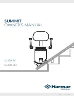 Harmar Mobility Summit SL350 AC Owner'S Manual preview