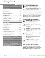 Preview for 2 page of Harmar Mobility Vantage SL400 Installation And Service Manual