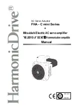 Preview for 1 page of Harmonic Drive FHA - C mini Series Manual