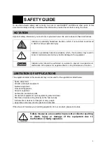 Preview for 3 page of Harmonic Drive FHA - C mini Series Manual