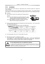 Preview for 21 page of Harmonic Drive RSF-11B Manual