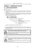 Preview for 28 page of Harmonic Drive RSF supermini Series Manual