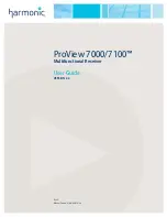 Harmonic ProView 7000 User Manual preview