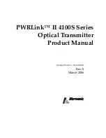 Harmonic PWRLink II 4100S Series Product Manual preview