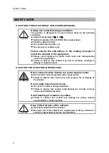 Preview for 4 page of HarmonicDrive H A - 800A Manual