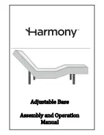 Harmony 1 Assembly And Operation Manual предпросмотр