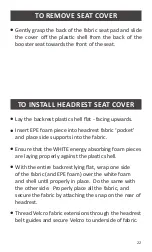 Preview for 23 page of Harmony Baby Armor Belt-Positioning booster car seat Instruction Manual