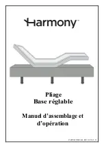 Предварительный просмотр 17 страницы Harmony Folding Adjustable Base Assembly And Operation Manual