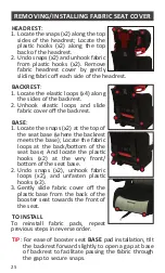 Предварительный просмотр 26 страницы Harmony Folding Travel Booster Car Seat Instruction Manual